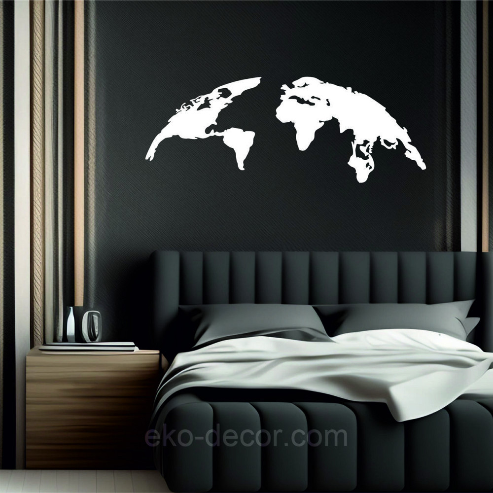 Декоративное настенное Панно «Земля», Декор на стену 70*26 см, Белый Киев - изображение 9