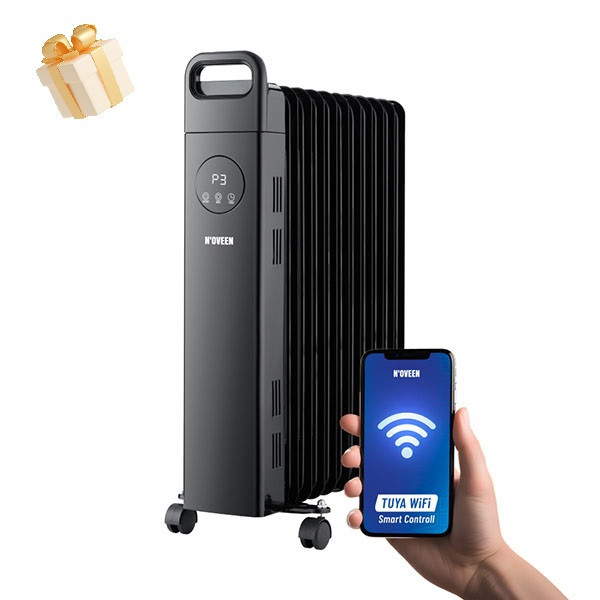Масляний обігрівач Noveen OH8099 Tuya WiFi Smart Дніпро - фото 1
