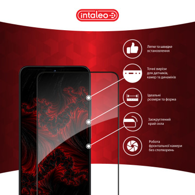 Стекло защитное Intaleo Full Glue Xiaomi 14T Pro Black (1283126603426) Винница - изображение 3