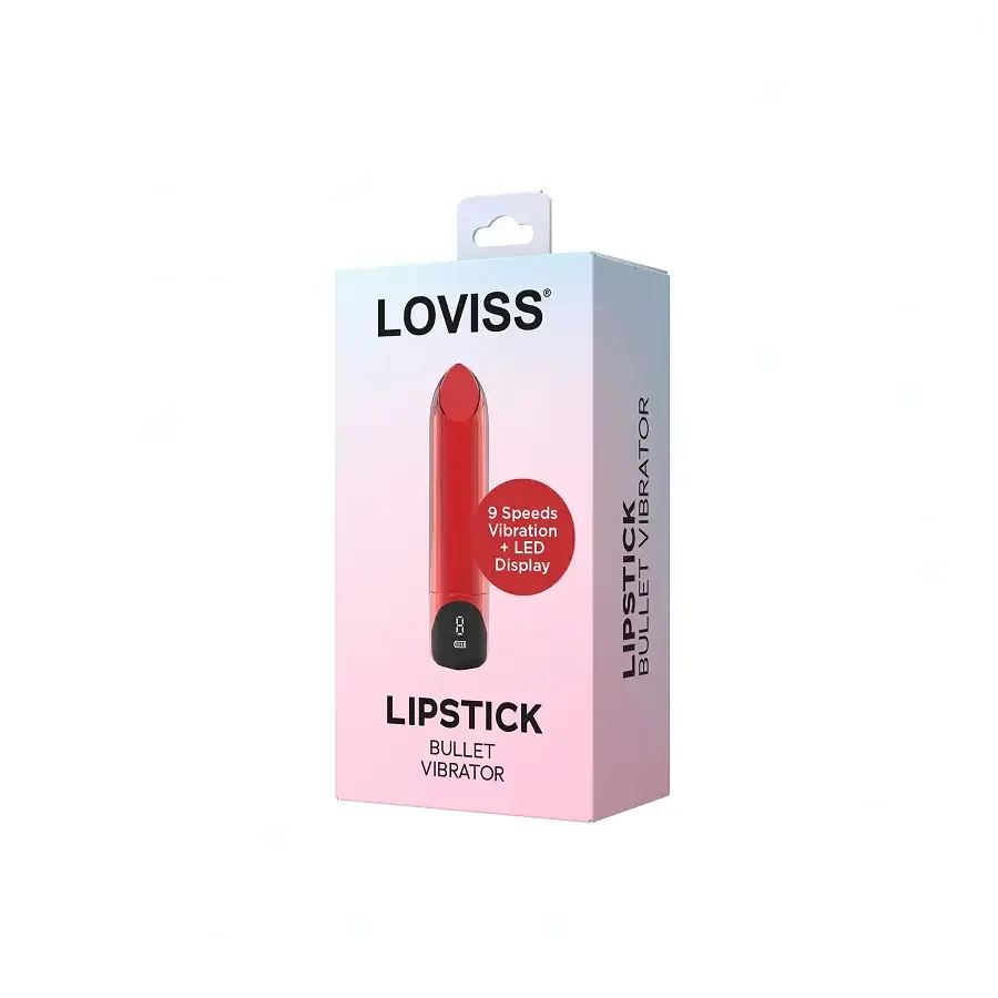 Віброкуля-помада Loviss Lipstick Bullet Vibrator, 9 режимів, перезаряджувана Львів - фото 5