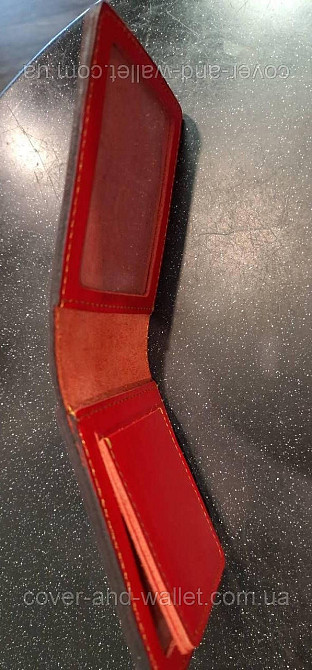 Обкладинка на посвідчення "Ветеран Військової Служби" з кишенею червоного кольору Київ - фото 4