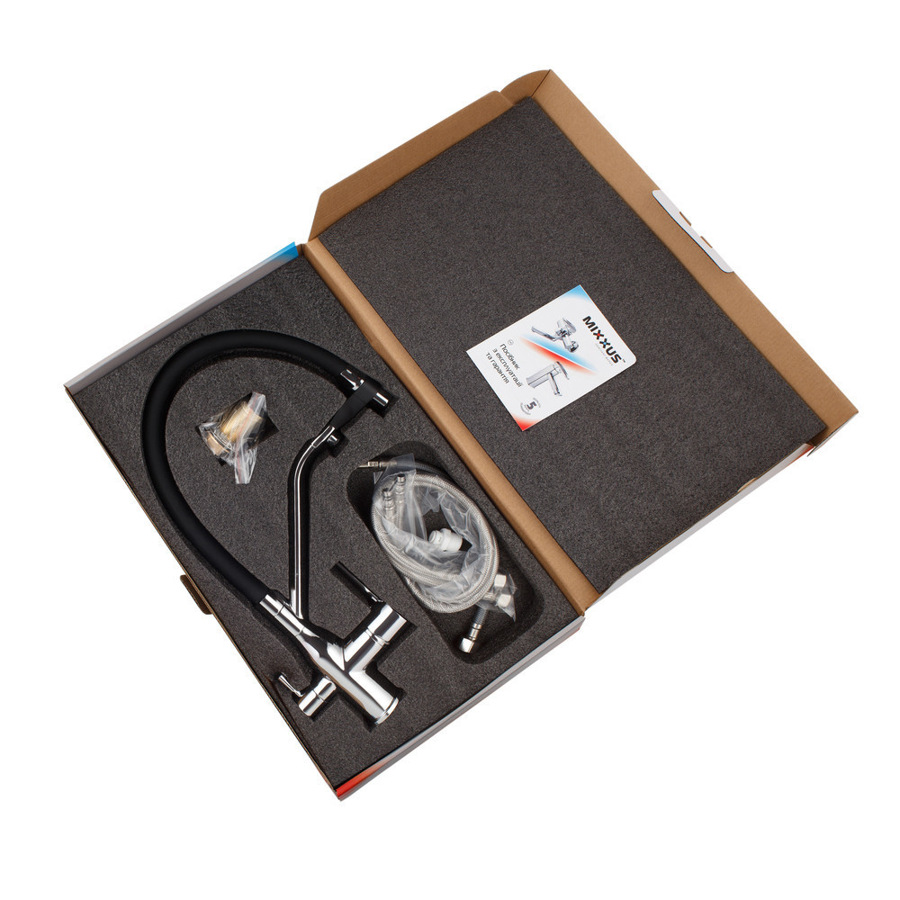 Змішувач для кухні MixxusPremium Gravity 021 REFL.BLACK (MI6977) ( 26510 ) Харьков - изображение 2