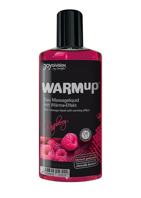 Масажна олійка WARMuр Raspberry, 150 мл Sex Aura Київ - фото 1