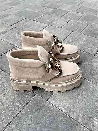 Marko Жіночі черевики DE MARKO бежеві замша натуральна весна-осінь 37р. 38р. (4799) Коломыя