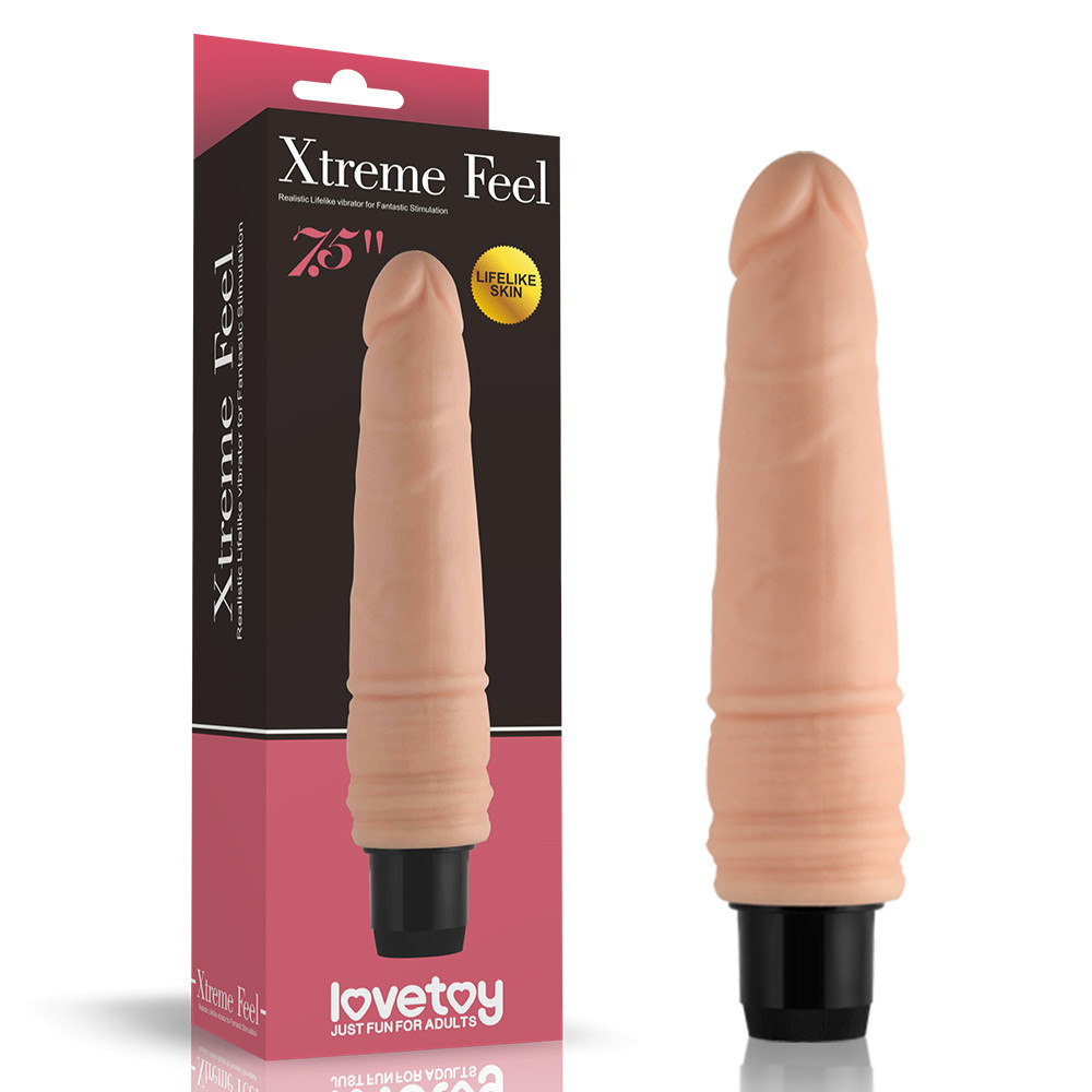 Реалістичний вібратор - Xtreme Feel Vibrator Flesh 7.5" Sex Aura Київ - фото 1