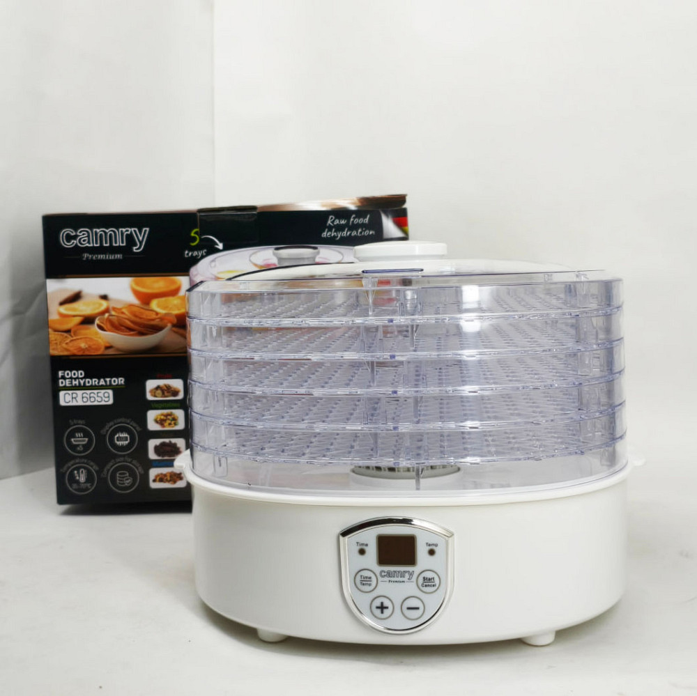 Пищевой дегидратор для сушки и приготовления сушеных блюд Camry CR 6659 35-70°C 240Вт DM-44 Львов - изображение 6