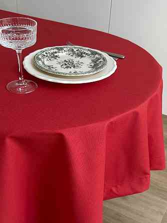 Ecotton Скатертина столова Ecotton DUCK 150х170 см водовідштовхувальна однотонна червоного коль Коломыя