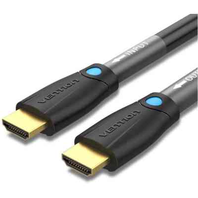Кабель HDMI M - M, 8.0 м, V2.0, Engineering 4K 60Гц 18Gbps HD 7.1  PVC Black Vention Винница