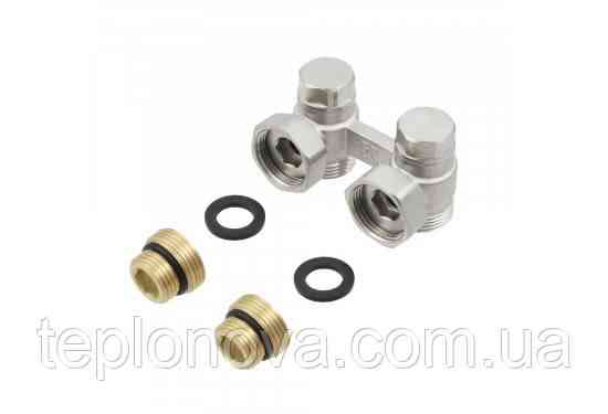 Вузол нижнього підключення радіатора кутовий Raftec 1/2"х3/4" HRKS11 Чернівці