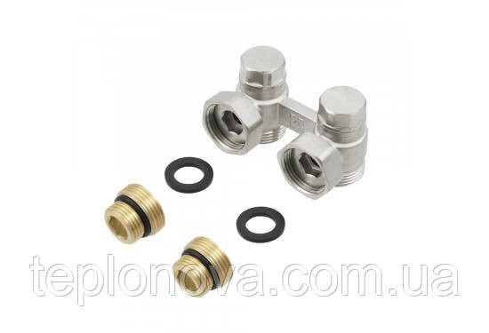 Вузол нижнього підключення радіатора кутовий Raftec 1/2"х3/4" HRKS11 Чернівці - фото 3