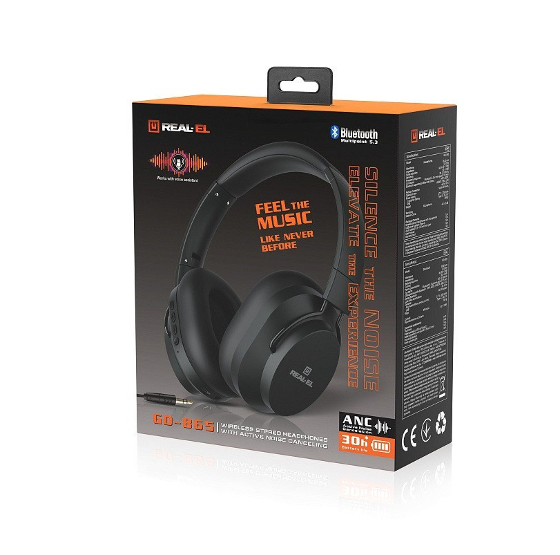 Bluetooth-гарнітура REAL-EL GD-865 Dark Green Зелений Харків - фото 9