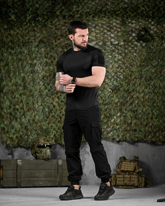 Летний тактический костюм TRILON черный ДЛ6583 Одесса - изображение 3