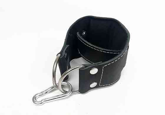 EasyFit Манжета EasyFit F9 чорна для тяги на тренажері (шкіра) Київ