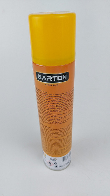 Пінний очисник для взуття, ТМ Barton, 300 мл (аерозоль) (1 шт.) Харків - фото 2