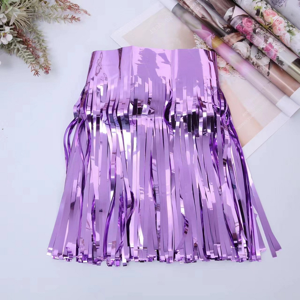 Дождик гирлянда 200 см на 30 см сиреневый Киев - изображение 2