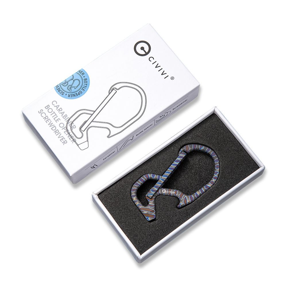 Карабін титановий Civivi CA-01B Київ - фото 7