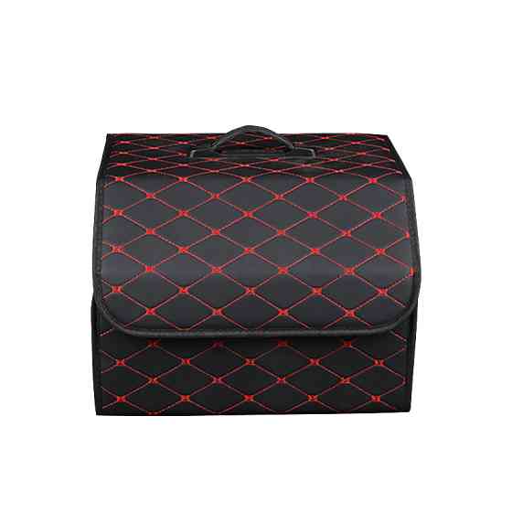 Автомобильный органайзер XY0-52 Black-Red компактный вместительный два отдела для хранения на магнитах с ручкой 40*31*29 см Киев