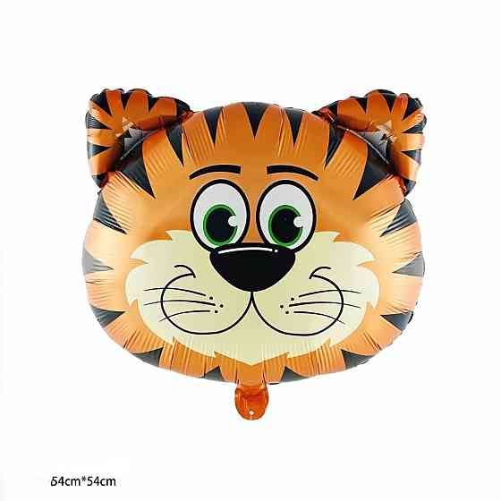 Кулька у формі тварин Тигр 54 на 54 см різнобарвний Київ