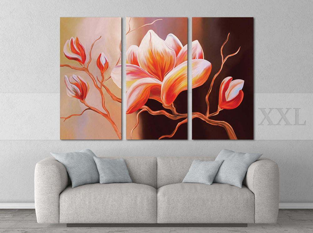 Модульна картина Абстракція Квіти Art-157_XXL Київ - фото 2
