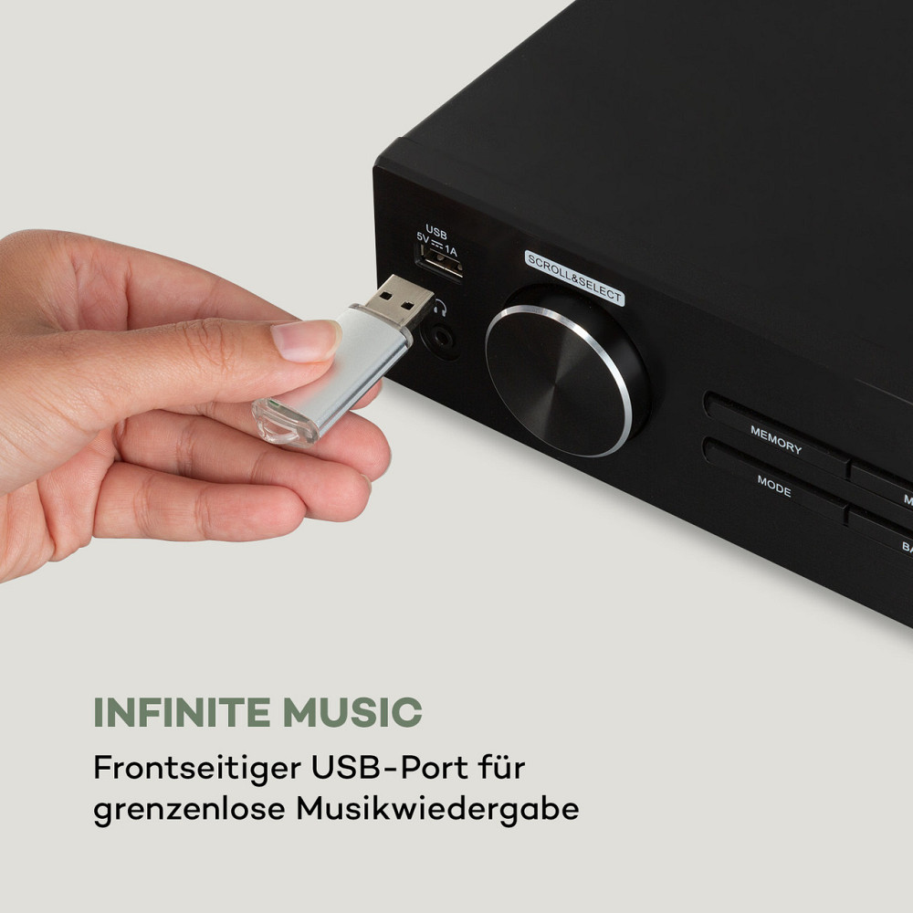 ITuner 320 BT цифровий hi-fi тюнер Spotify Connect Керування застосунком BT чорний Чорний (Німеччина, читати Рівне - фото 8