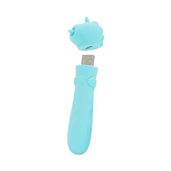 Вібратор-єдиноріжка Unihorn USB Bullet – Mount'n Peak, віброкуля, USB-зарядка, 10 режимів Sex Aura Київ
