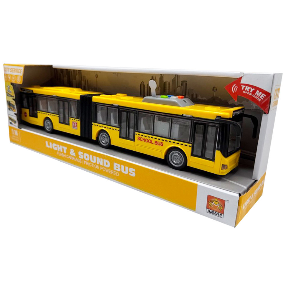 Дитячий іграшковий Автобус WY913A, світлові та звукові ефекти Вінниця - фото 1