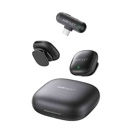 Беспроводная микрофонная система ACEFAST R1 dual-mic (Type-C) Black Одесса