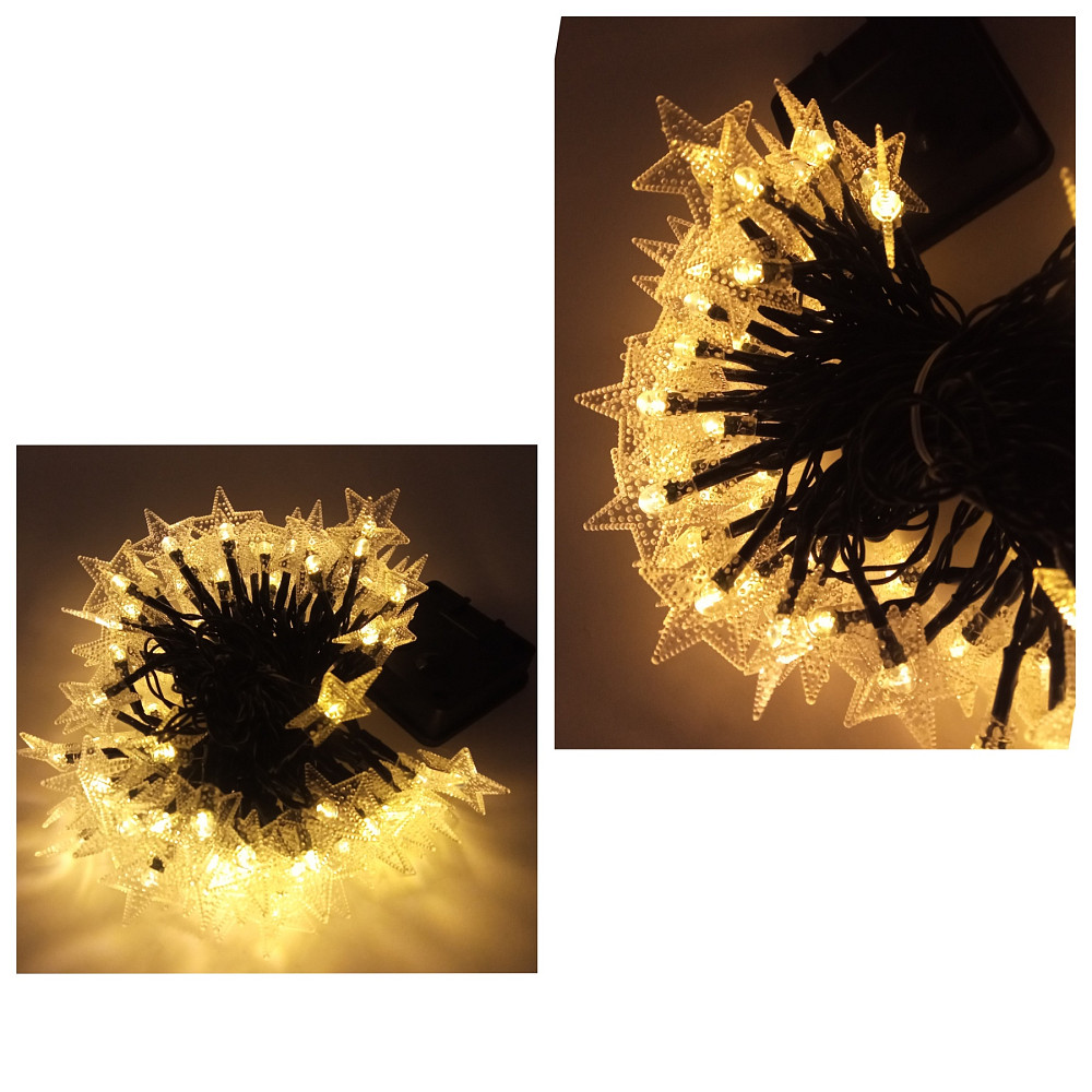 Гірлянда Зірочки 10м 120led на сонячній батареї 18729 Луцк - изображение 2