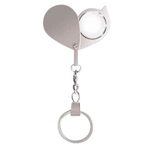 Стекло увеличительное 30x карманное мини лупа брелок, линза акрил Вінниця