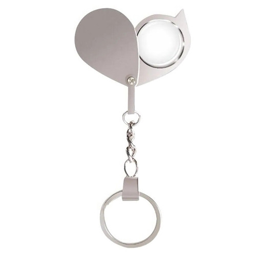 Стекло увеличительное 30x карманное мини лупа брелок, линза акрил Вінниця - фото 1