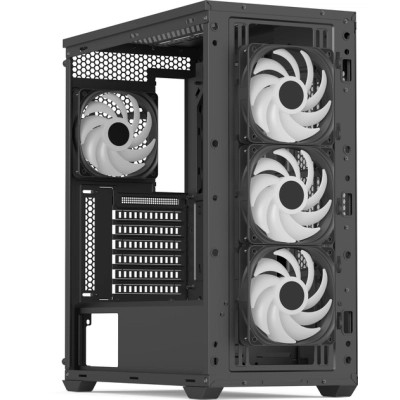 Корпус AeroCool D502A-G-BK-v1 Black (ACCM-DS02043.11) Вінниця - фото 4