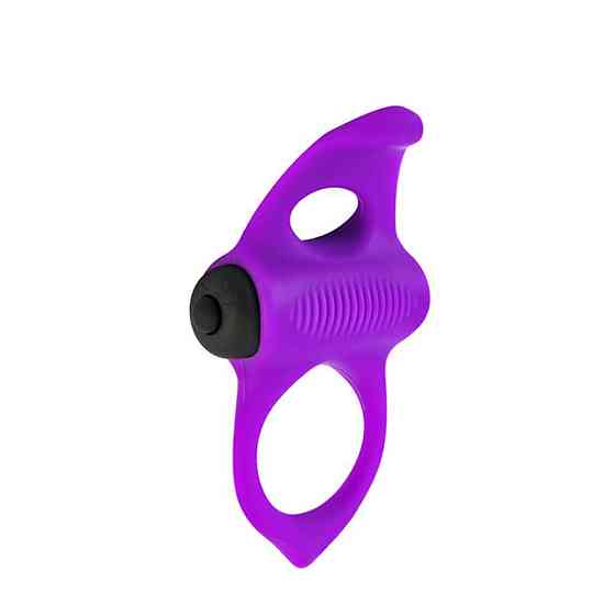 Эрекционное виброкольцо Adrien Lastic Lingus MAX Violet с язычком для стимуляции клитора Sex Aura Киев