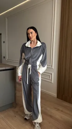 Женский костюм тройки из плюшевого велора — стильный и удобный комплект Одесса