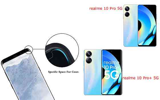 Захисне скло HyperGlass Pro для realme 10 Pro 5G, realme 10 Pro+ 5G – максимальна чутливість та захист Київ