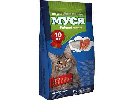 Корм для котов МУсь Рыба 10кг ТМ O.L.KAR Solmir Киев