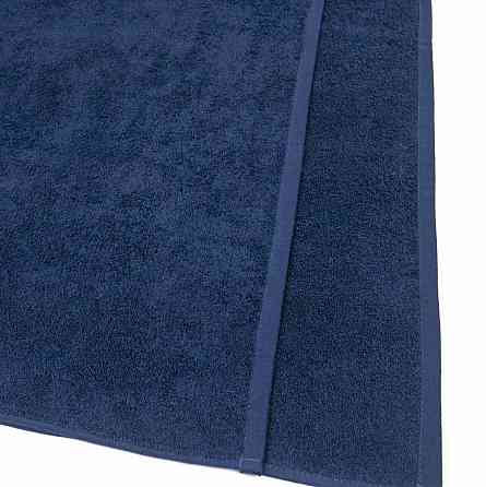 Большое банное полотенце махровое GM Textile 100х150см 400г/м2 (Темно-Синий) Сумы