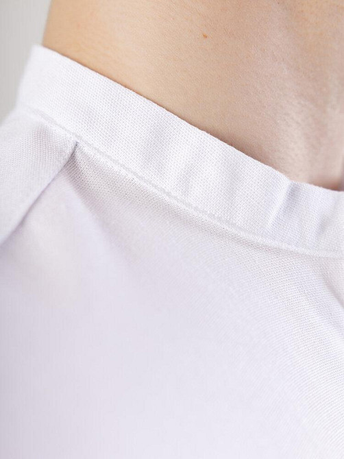 Льняная рубашка с длинным рукавом casual Pobedov Exlnt. Белая рубашка мужская Киев - изображение 7