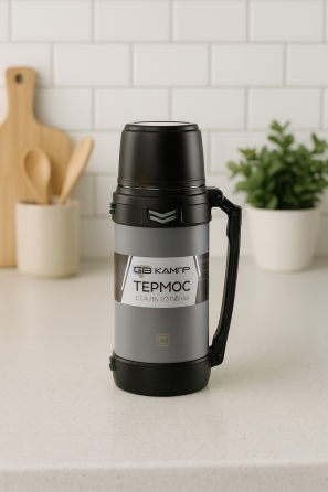 Термос Travel Grey 2,5л СИЛА Київ