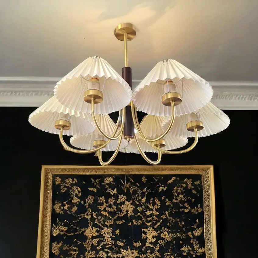 Светодиодная люстра Звон 6006 (Золотая) на 6 плафона Винница - изображение 2