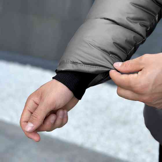 Чоловіча зимова куртка темно-сіра Pobedov Snowfall Київ