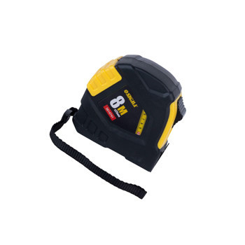 Рулетка 8м x 25мм обрезиненная, стопор полотна Мукачево - изображение 2