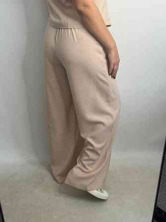 Лляний костюм-трійка у класичному стилі Беж XS-S Харків