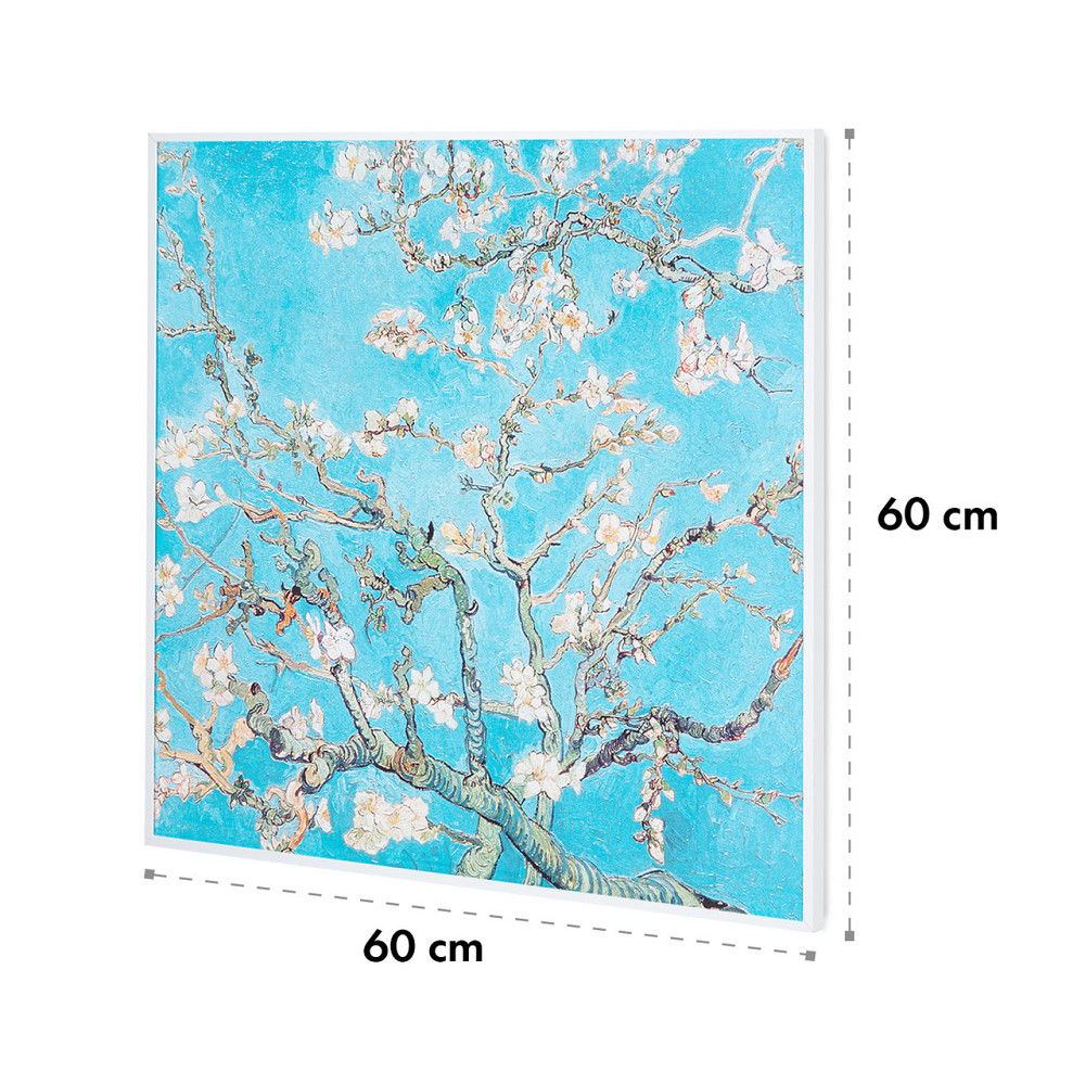 Умный инфракрасный обогреватель Wonderwall Air Art 60x60 см, 350 Вт, настенная установка, управление через Ровно - изображение 9