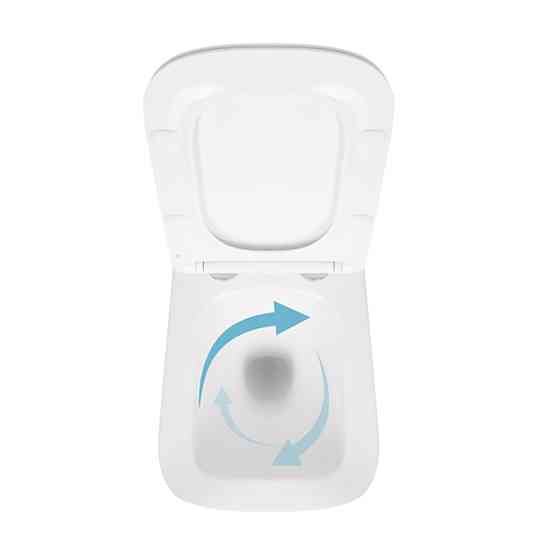 Унітаз підвісний Qtap Crow безобідковий із сидінням Soft-close QT05335171W Київ