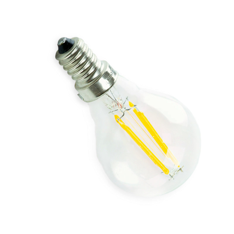 Лампа 220V E14 4W G45 3000K Filament теплый белый светодиодная Мукачево - изображение 1