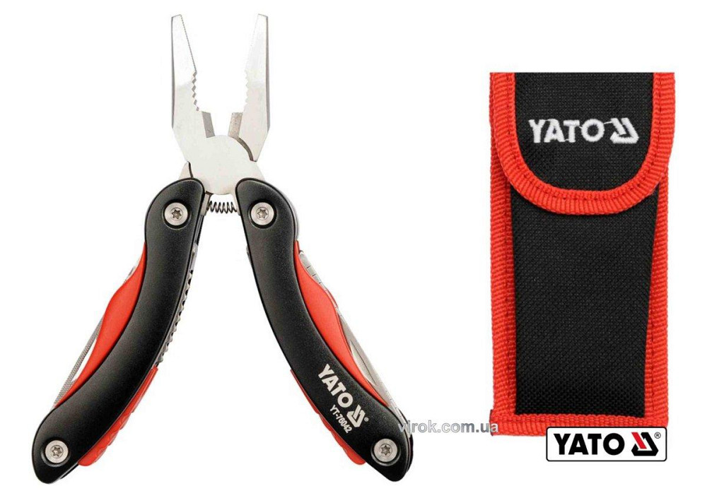 Мультитул (Багатофункційний інструмент) YATO зі складеними інструм-ми [12/48] Одесса - изображение 1