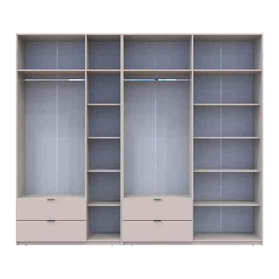 Шафа для одягу Doros Лукас Кашемір 3+4 ДСП 280х50х240 DRS-011716 (42005120) Львів