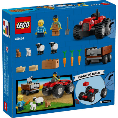 Конструктор LEGO City Червоний фермерський трактор із причепом і вівцями (60461) Вінниця - фото 7