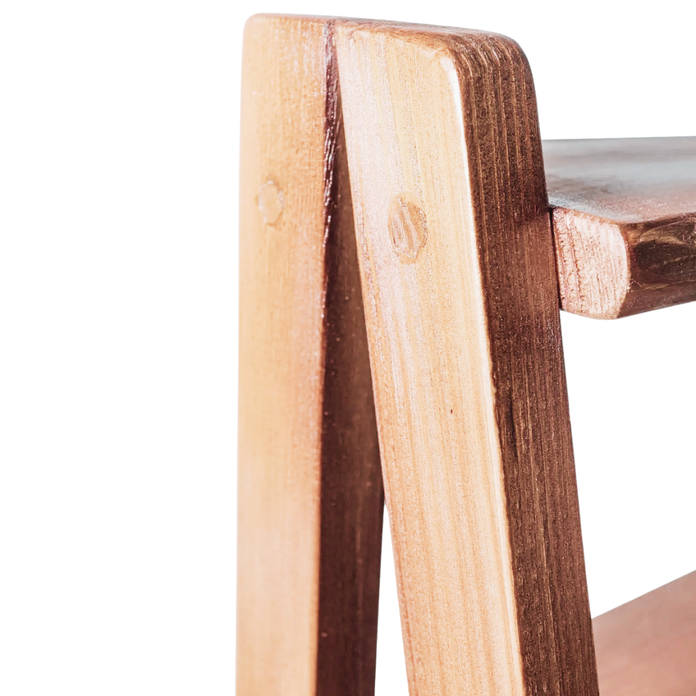 Универсальная деревянная полка из натурального дерева из ели, устойчивая и крепкая полчка (38х44х18 Каменец-Подольский - изображение 6