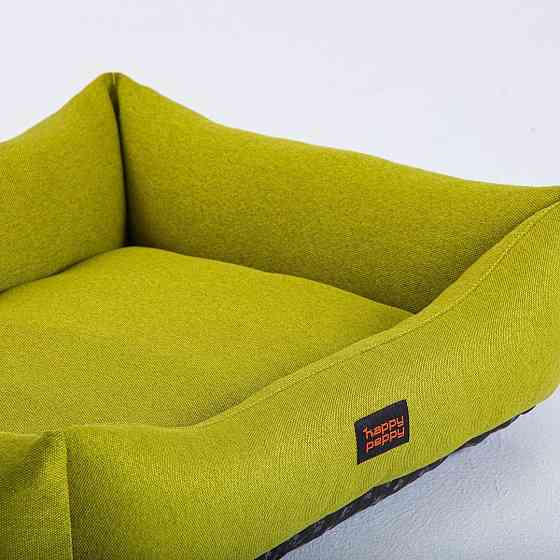 Лежак для собак и котов Happy Peppy (Хэппи Пеппи) Sofa Рогожка 50х70 см, Зелёный Запорожье